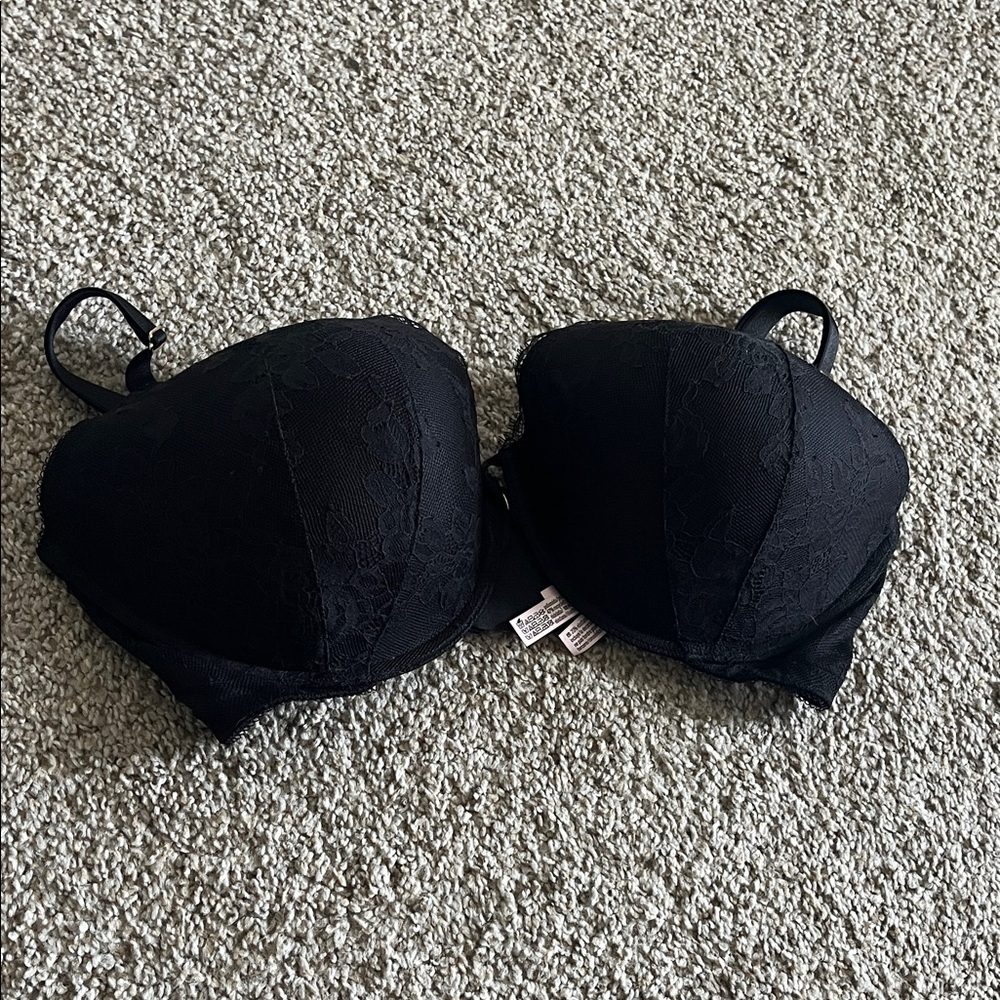 Elegant Black Lace Bra